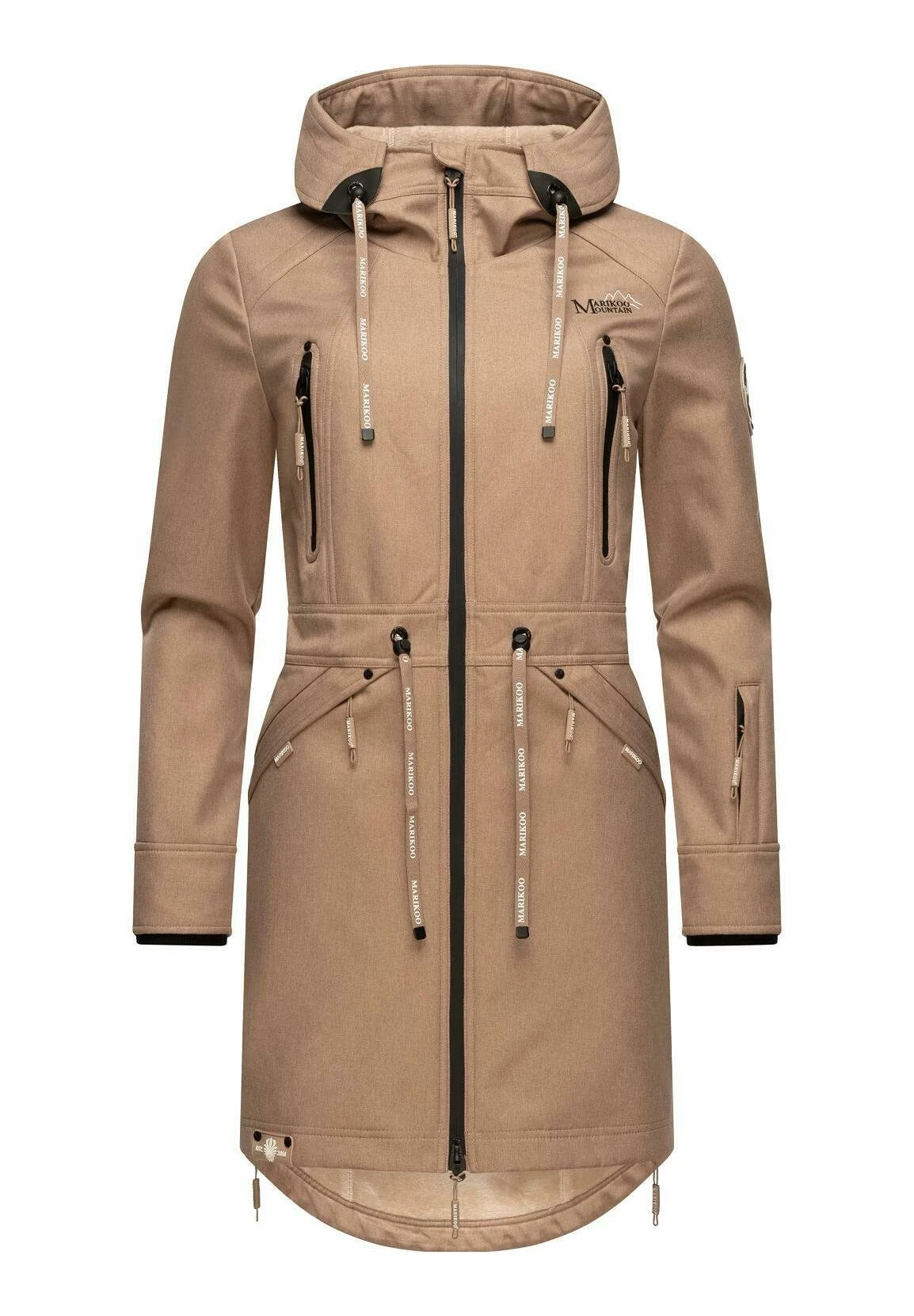 Racquelle - Parka - Taupe Grey