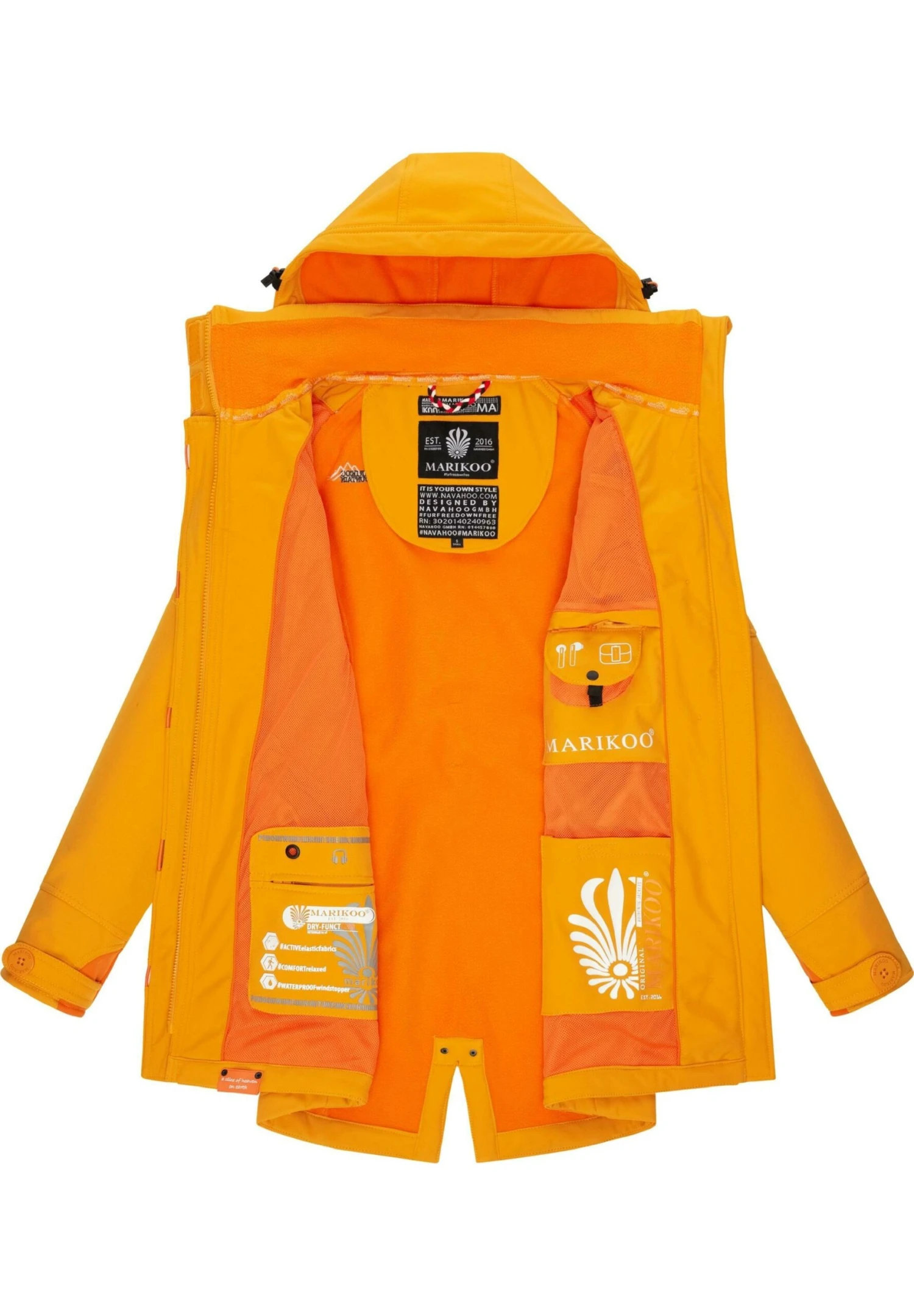 Soulinaa - Parka - Amber Yellow
