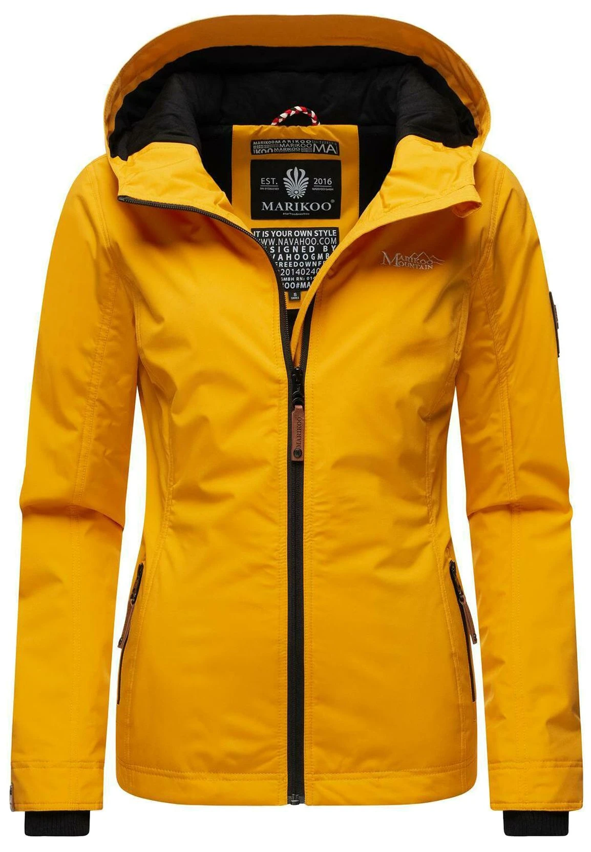 Brombeere - Chaqueta Outdoor - Dark Yellow