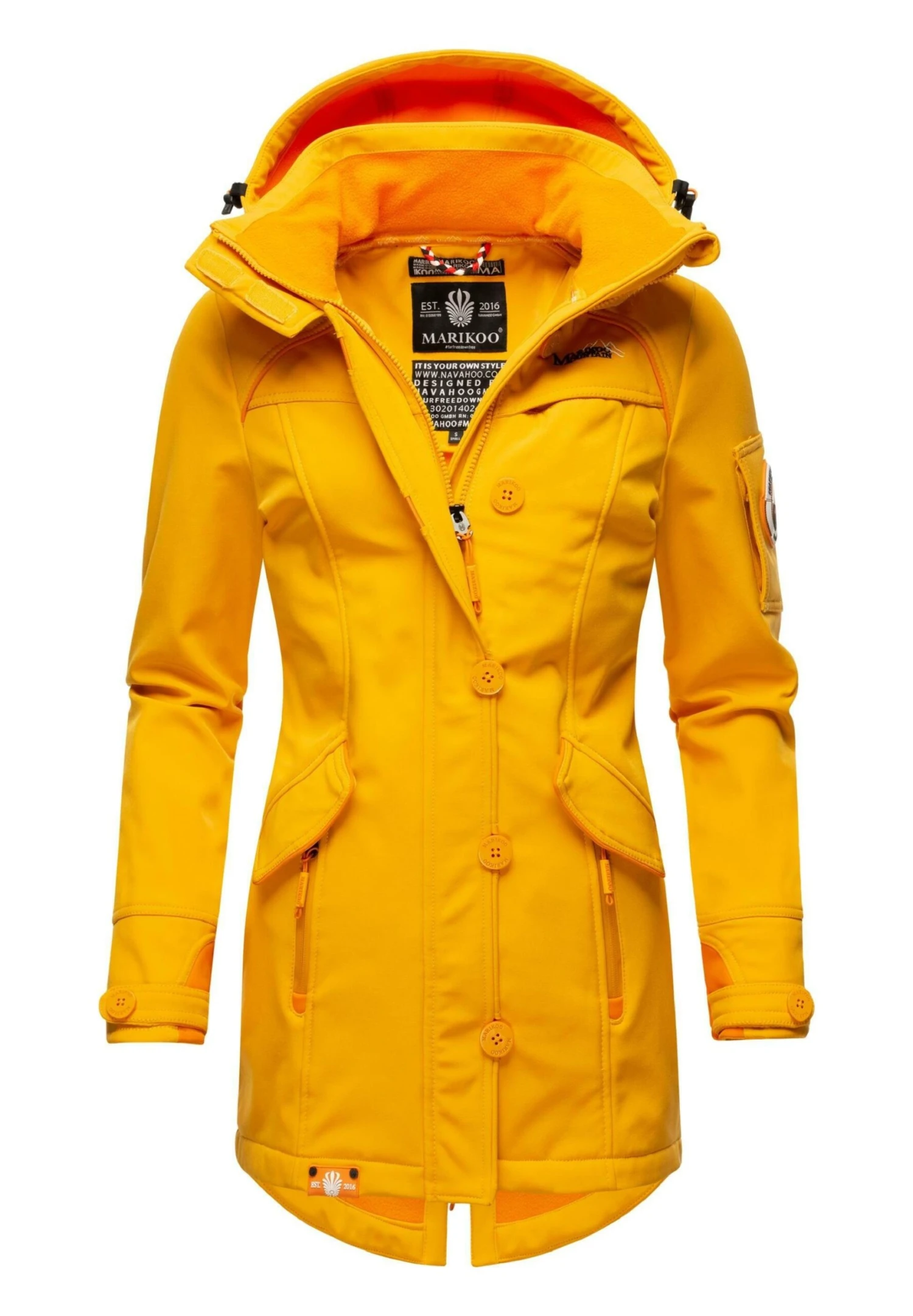 Soulinaa - Parka - Amber Yellow