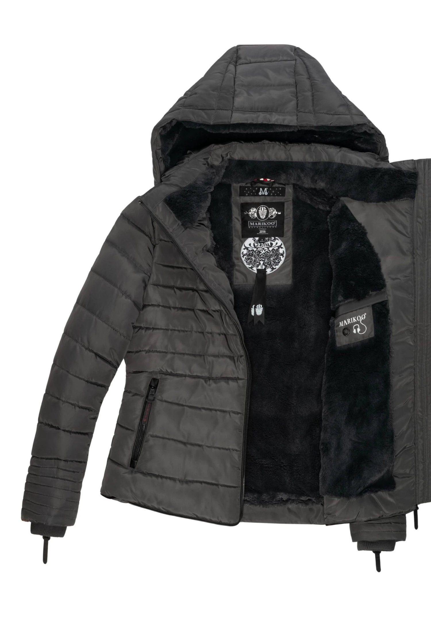 Amber - Chaqueta De Invierno - Dark Grey