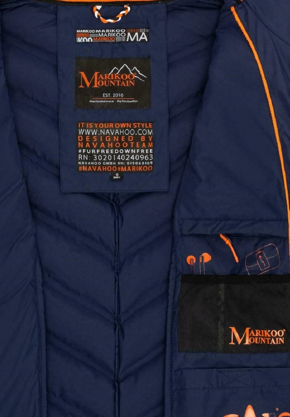 Mount Haruna - Chaqueta De Entretiempo - Dark Blue