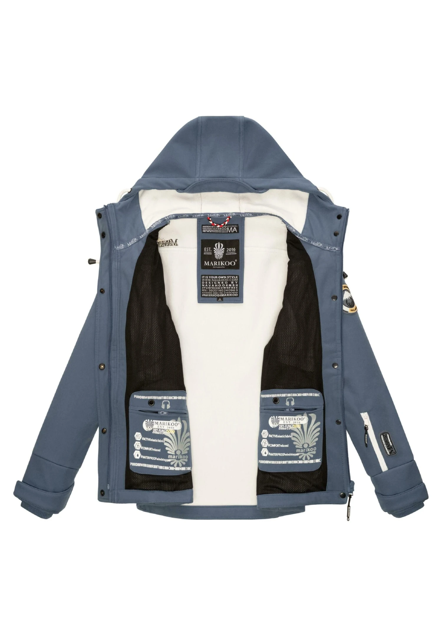 Funktions - Chaqueta Outdoor - Dusty Blue