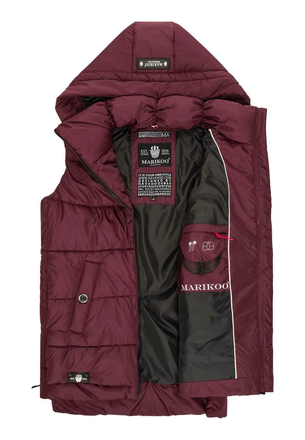 Zarinaa - Chaleco - Wine