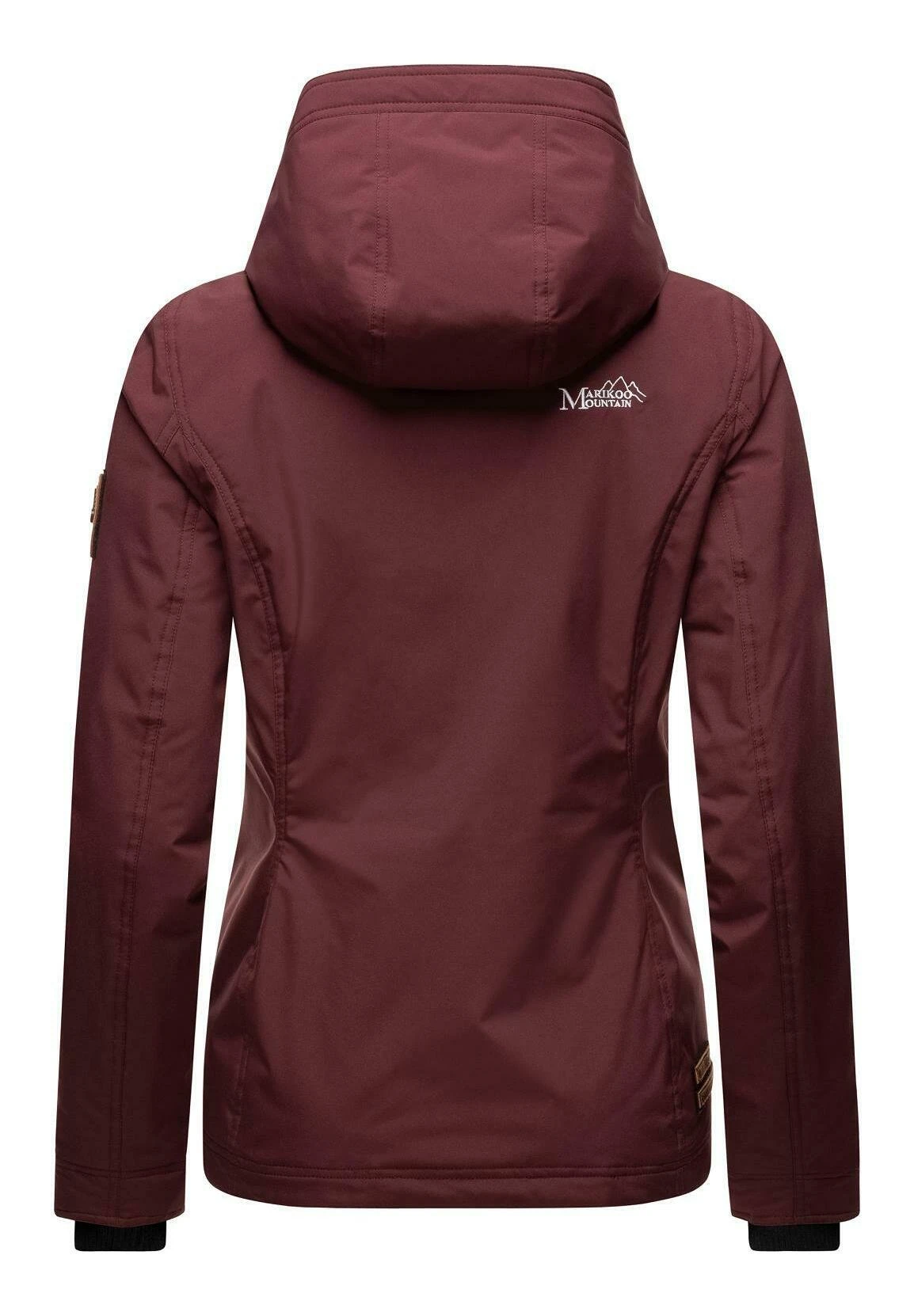 Brombeere - Chaqueta Outdoor - Dark Red Melange