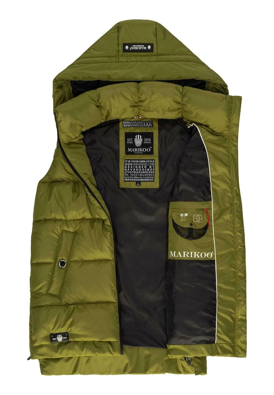 Zarinaa - Chaleco - Moss Green