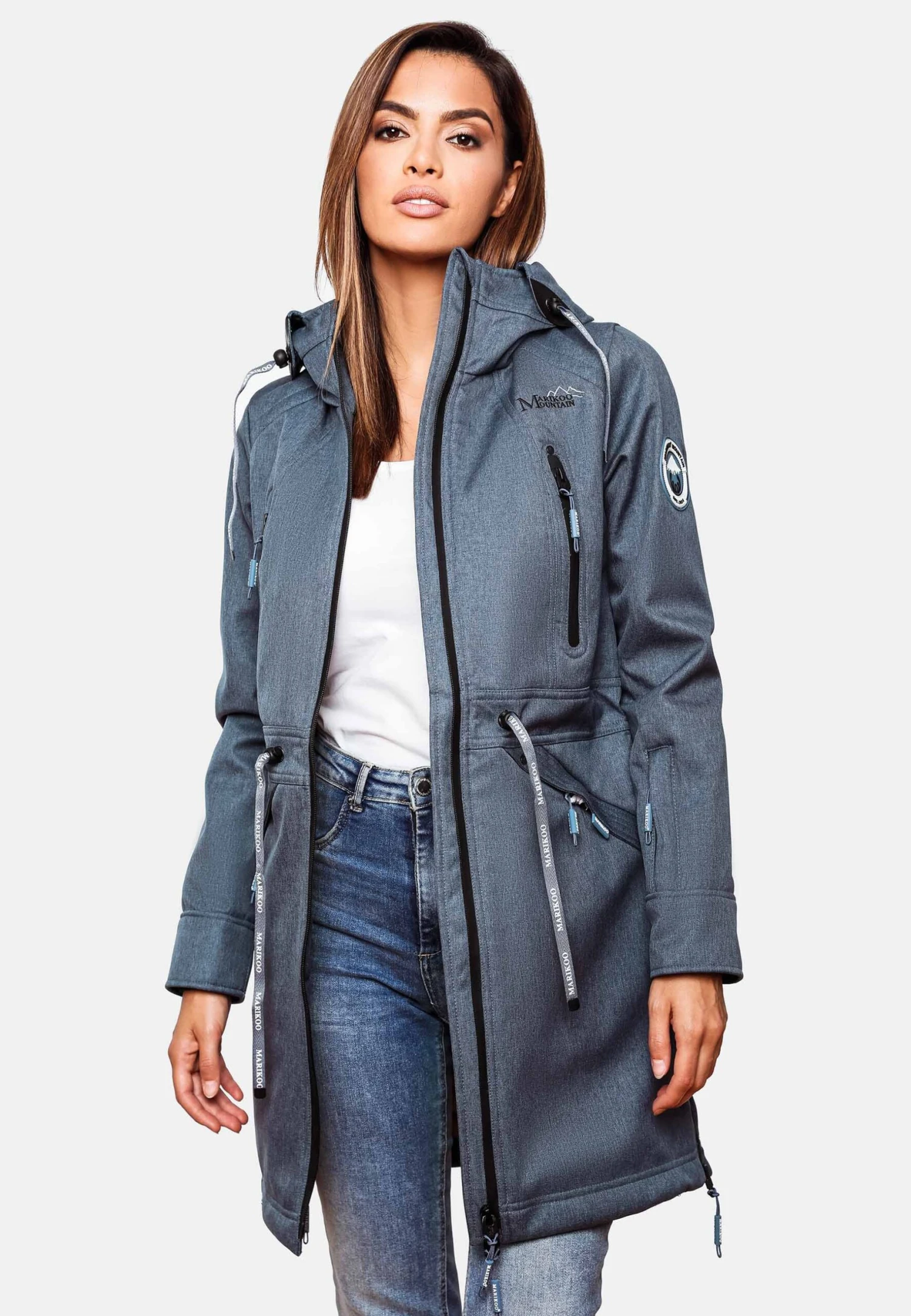 Racquelle - Parka - Dusty Blue