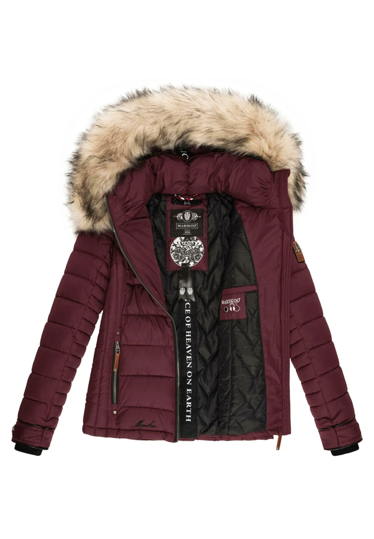 Lerikaa - Chaqueta De Invierno - Dark Red Melange