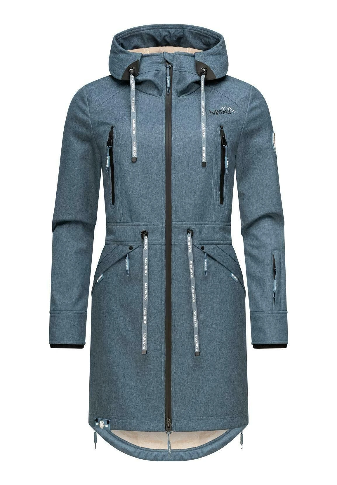 Racquelle - Parka - Dusty Blue