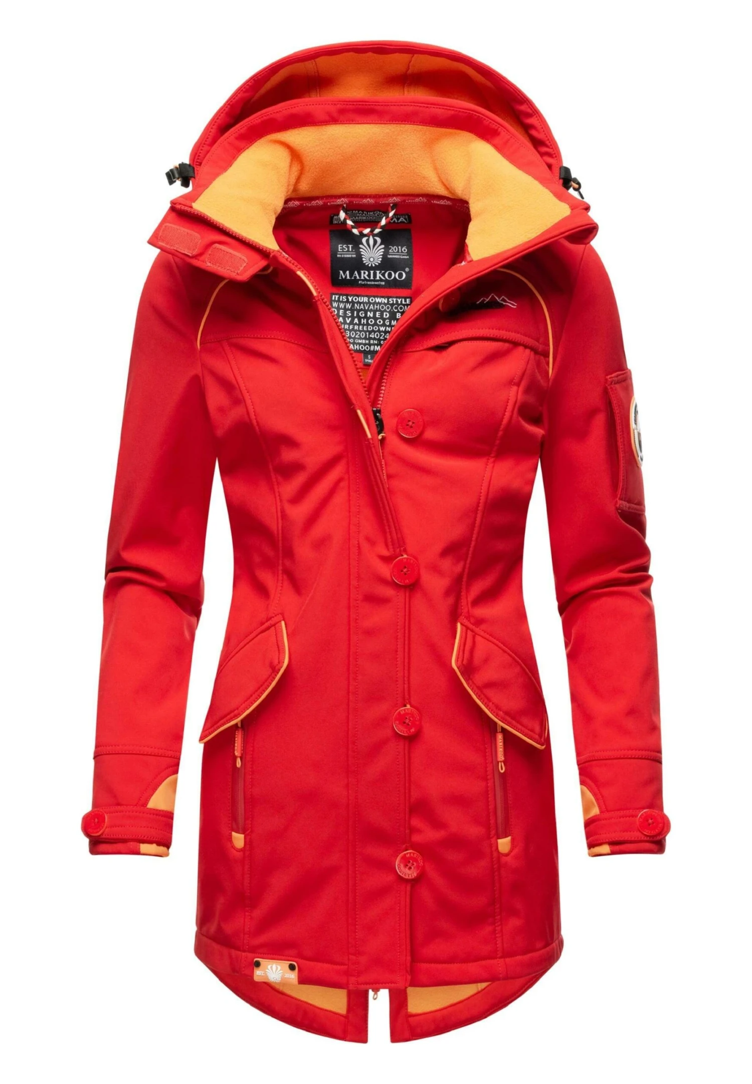Soulinaa - Parka - Light Red
