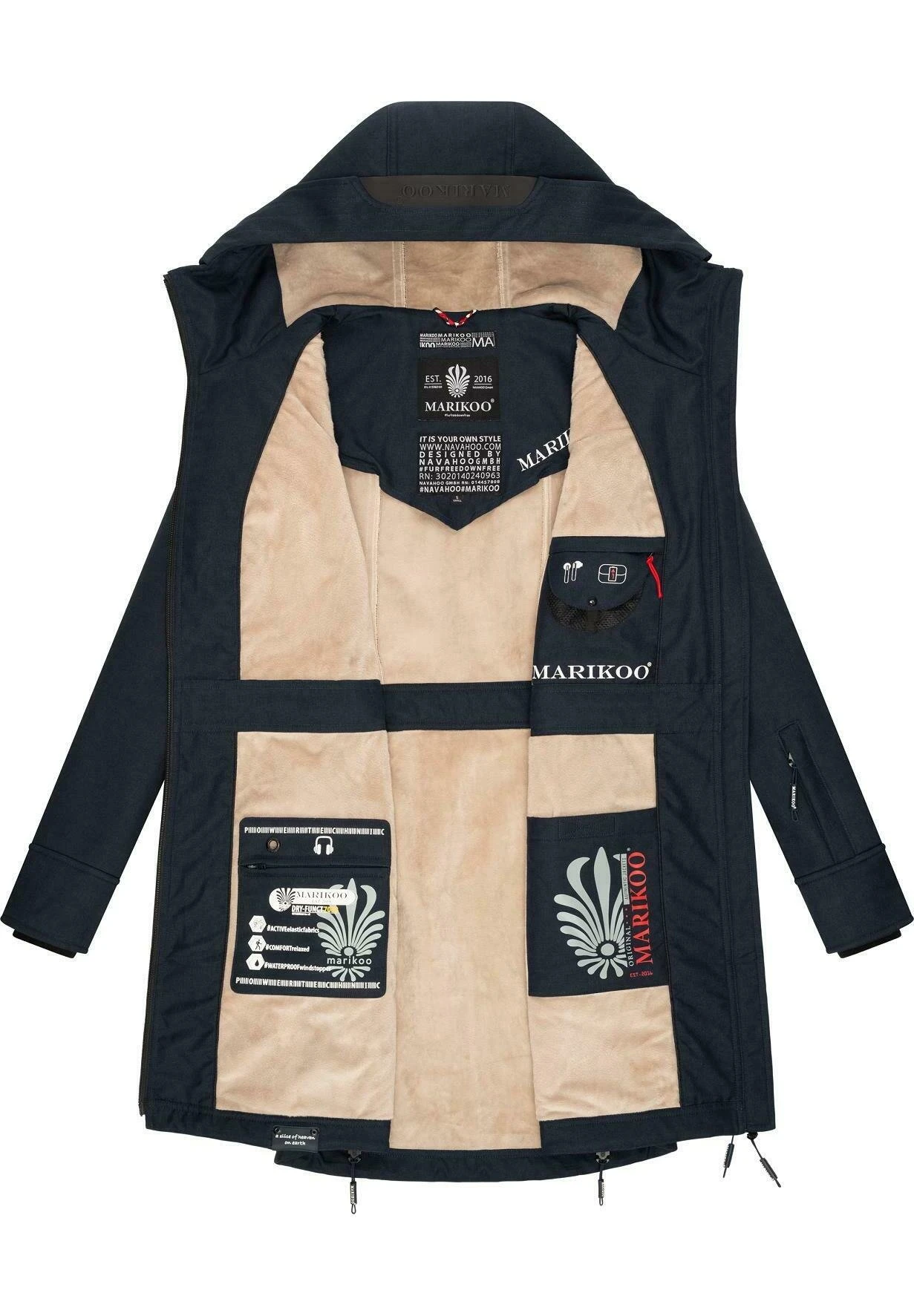 Racquelle - Parka - Dark Blue