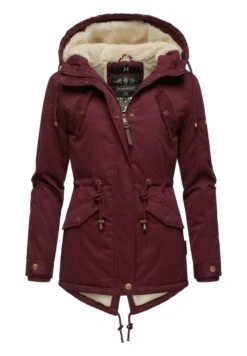 Marikoo Manolya - Abrigo De Invierno - Dark Red Melange
