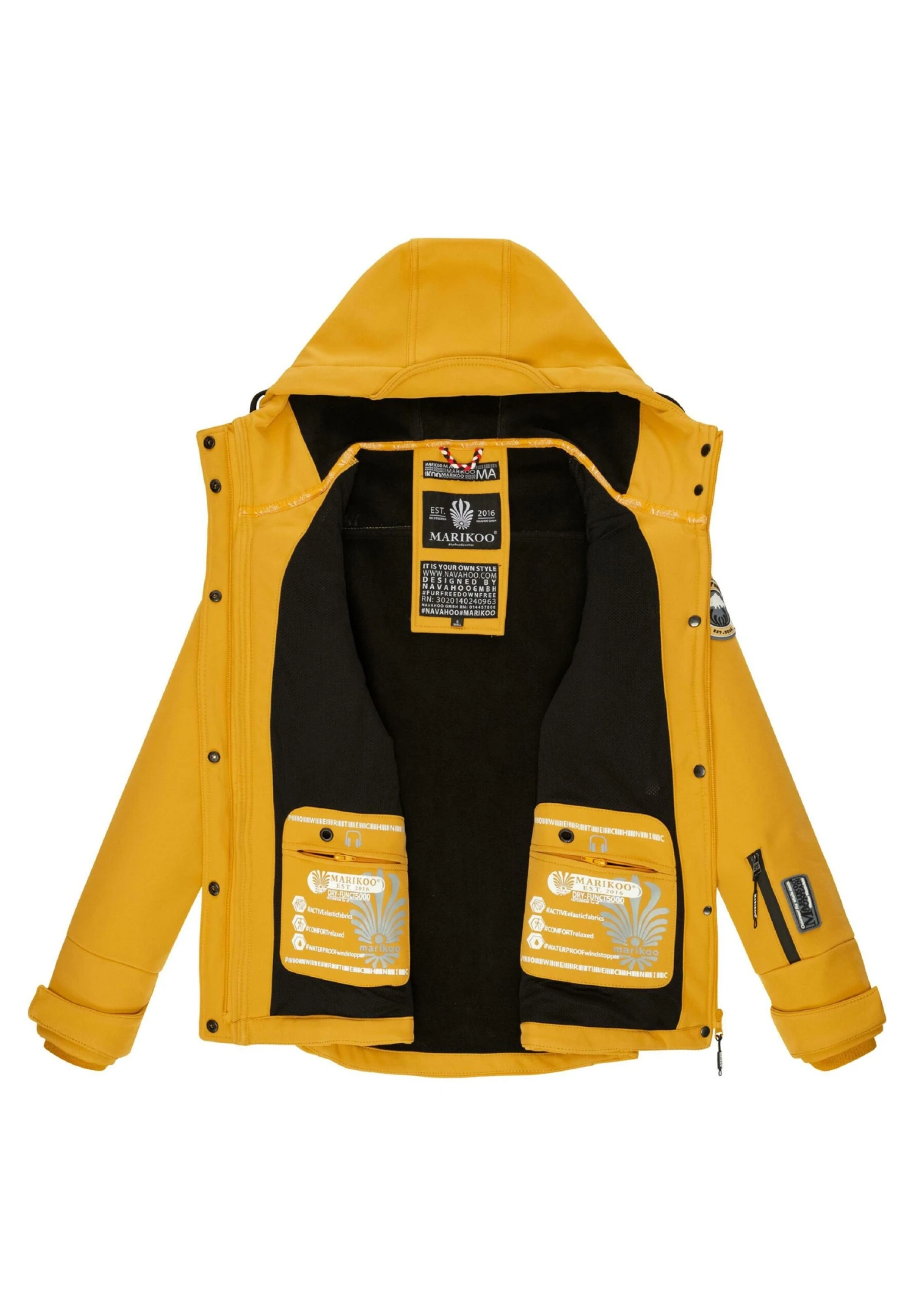 Funktions - Chaqueta Outdoor - Amber Yellow
